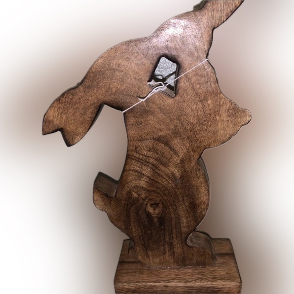 NWT Mommy & Baby Bunny Wooden Decoration - Picture 2 of 5